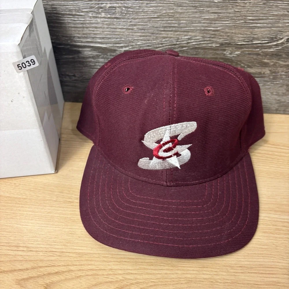 Vintage Florida Hat Cap Snap Back Maroon CS District 16 High School Baseball USA